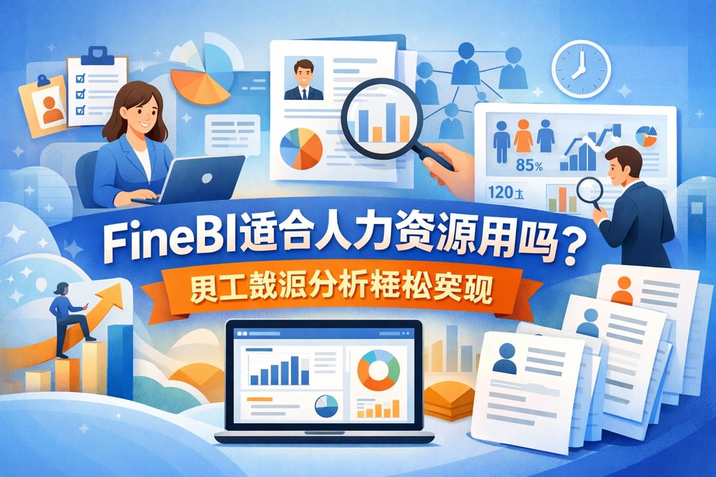 FineBI适合人力资源用吗？员工数据分析轻松实现