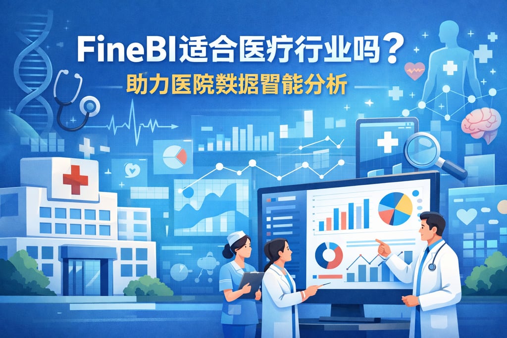 FineBI适合医疗行业吗？助力医院数据智能分析