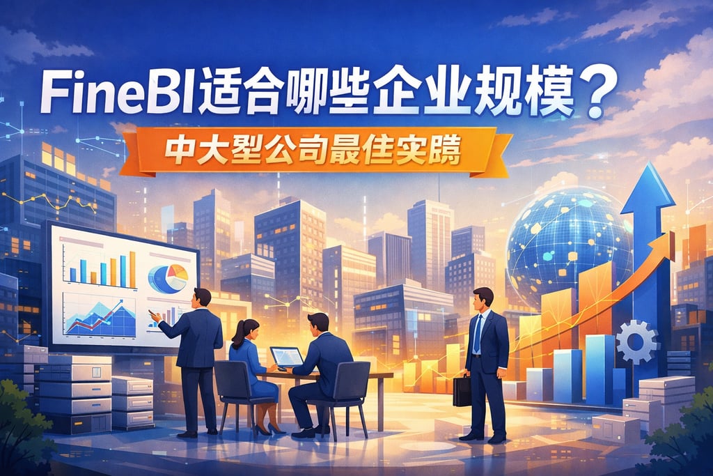 FineBI适合哪些企业规模？中大型公司最佳实践