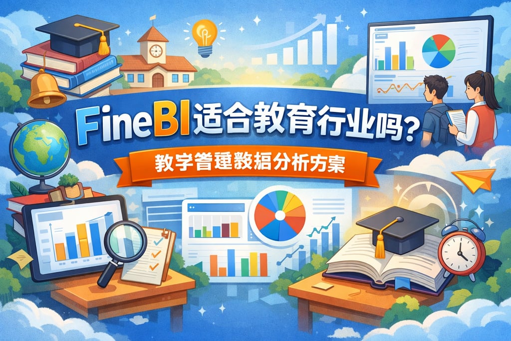 FineBI适合教育行业吗？教学管理数据分析方案