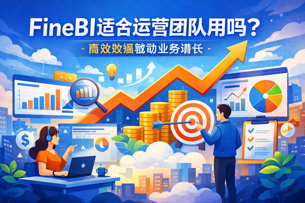 FineBI适合运营团队用吗？高效数据驱动业务增长