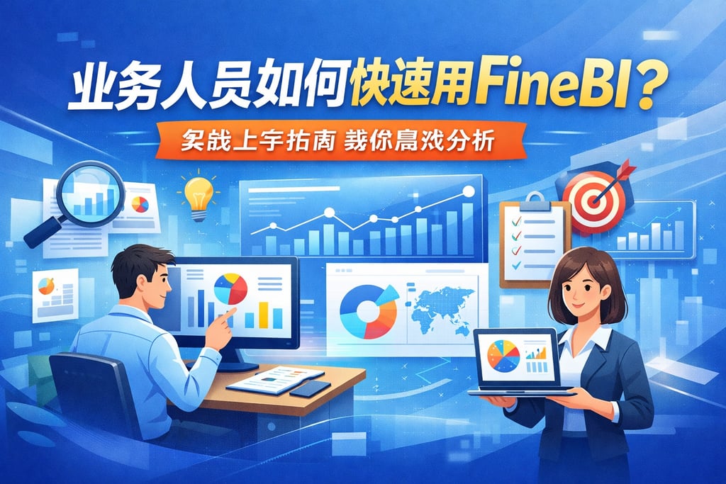 业务人员如何快速用FineBI？实战上手指南教你高效分析