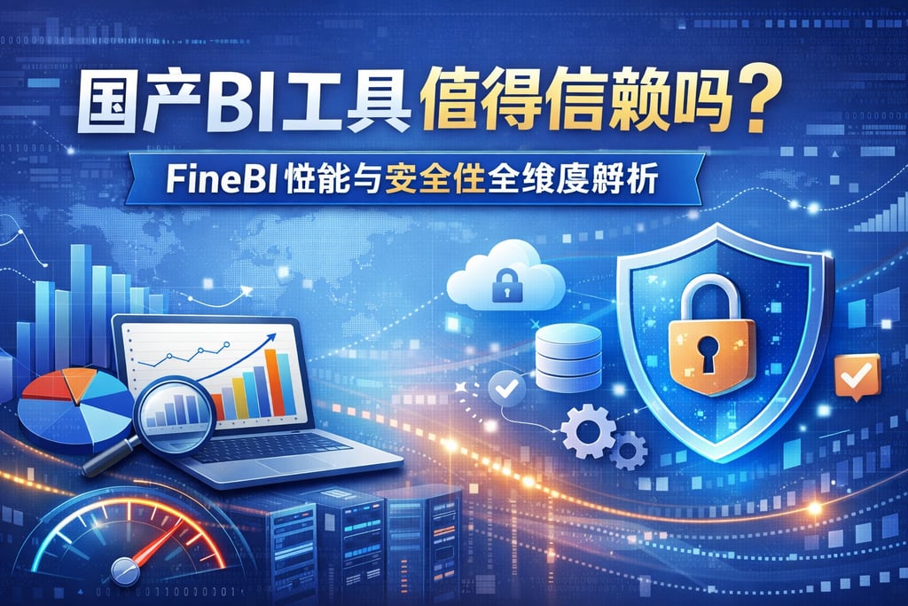 国产BI工具值得信赖吗？FineBI性能与安全性全维度解析