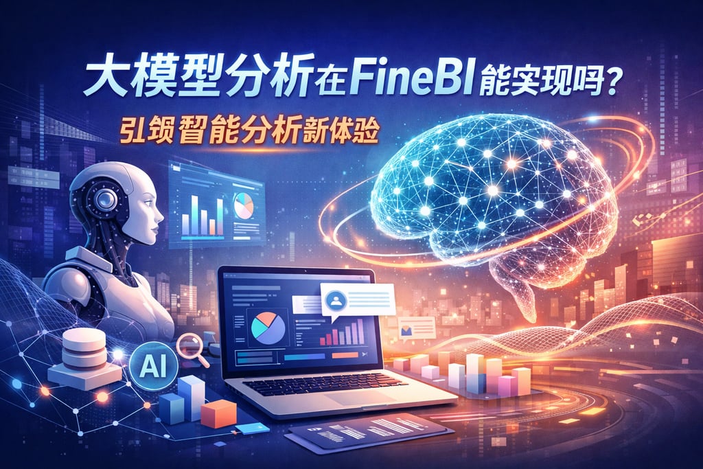 大模型分析在FineBI能实现吗？引领智能分析新体验
