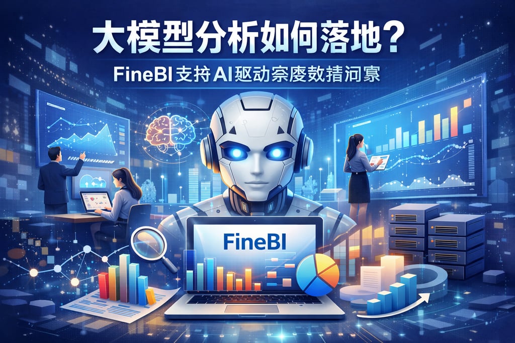 大模型分析如何落地？FineBI支持AI驱动深度数据洞察
