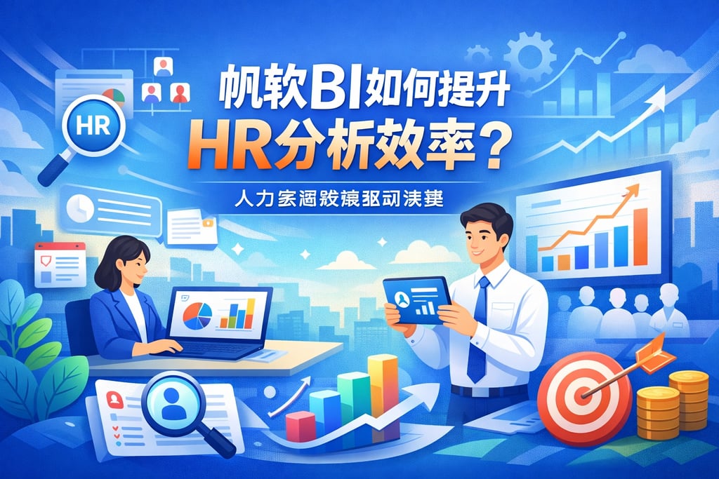 帆软BI如何提升HR分析效率？人力资源数据驱动决策