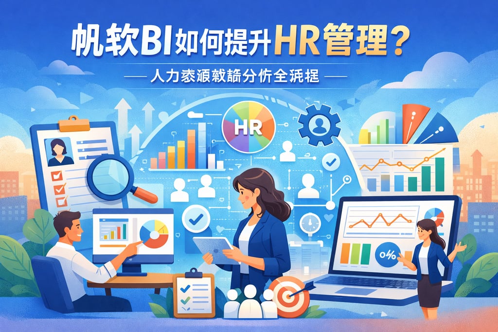 帆软BI如何提升HR管理？人力资源数据分析全流程