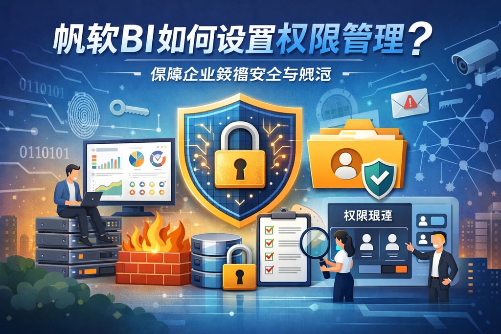 帆软BI如何设置权限管理？保障企业数据安全与规范