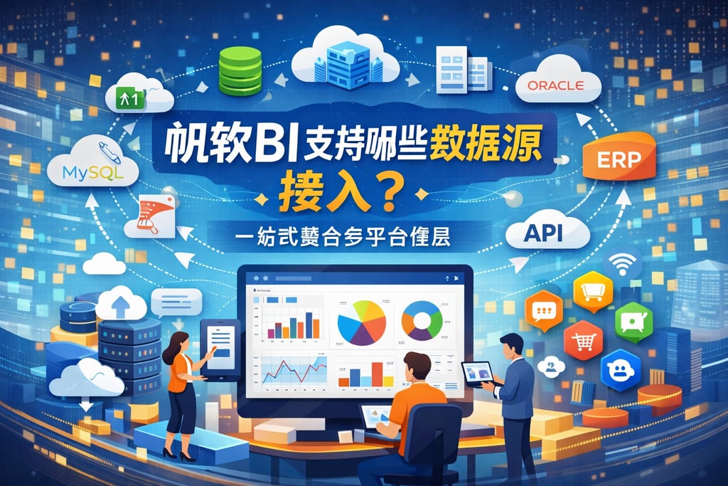 帆软BI支持哪些数据源接入？一站式整合多平台信息