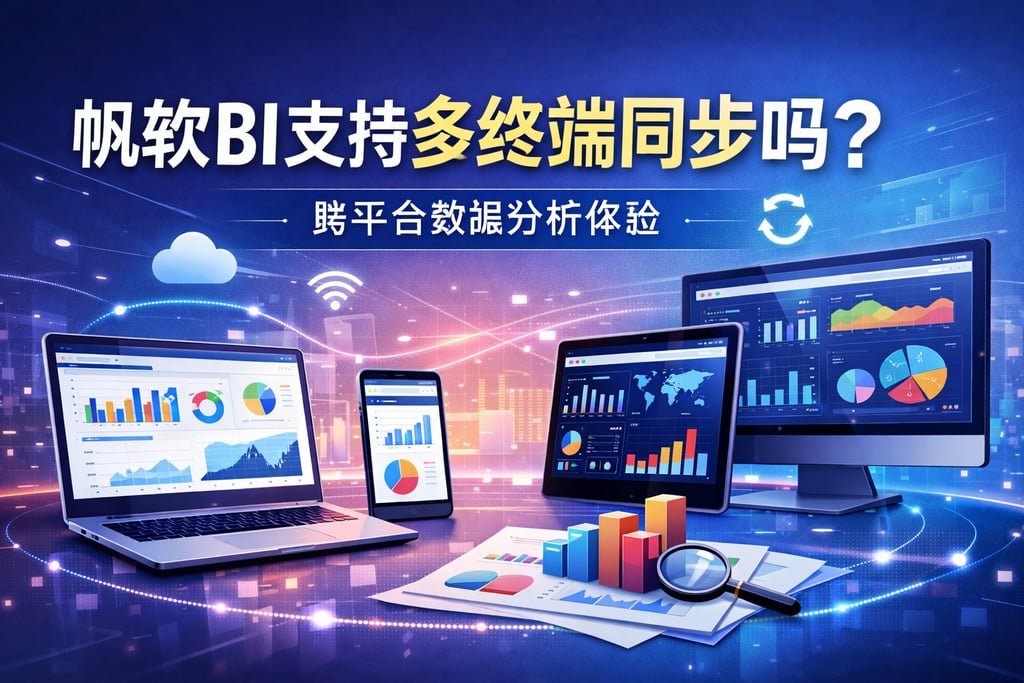 帆软BI支持多终端同步吗？跨平台数据分析体验
