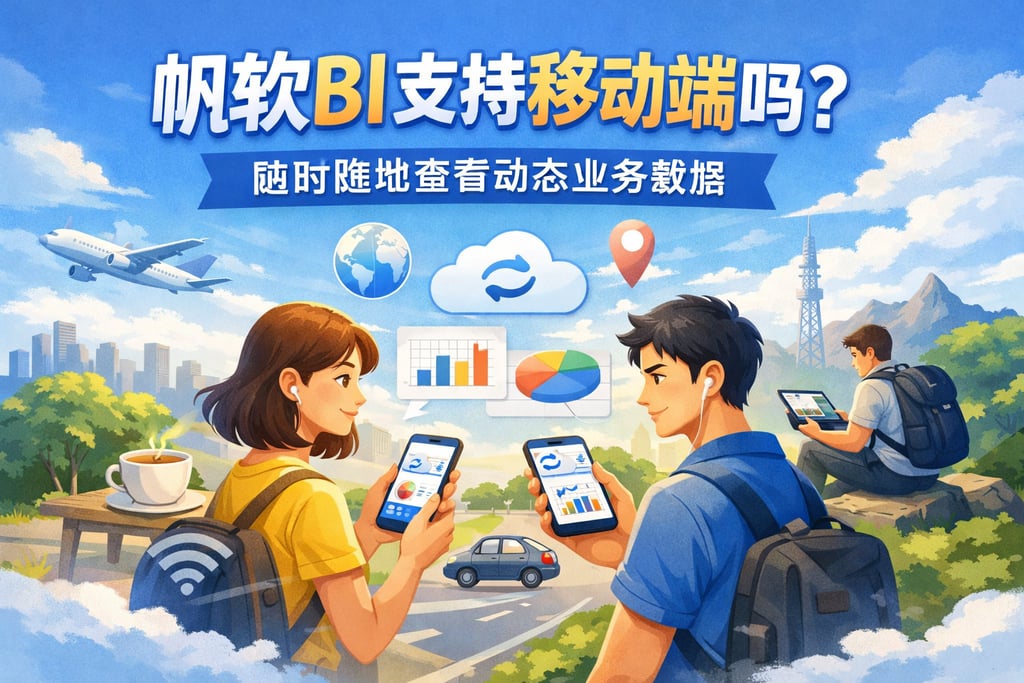 帆软BI支持移动端吗？随时随地查看动态业务数据