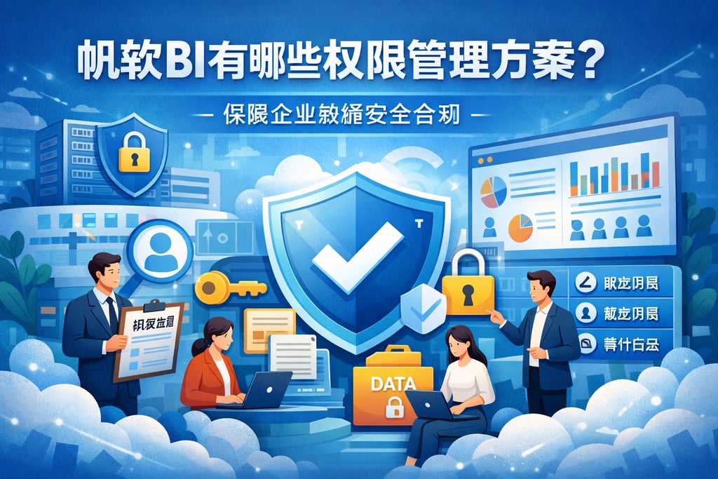 帆软BI有哪些权限管理方案？保障企业数据安全合规