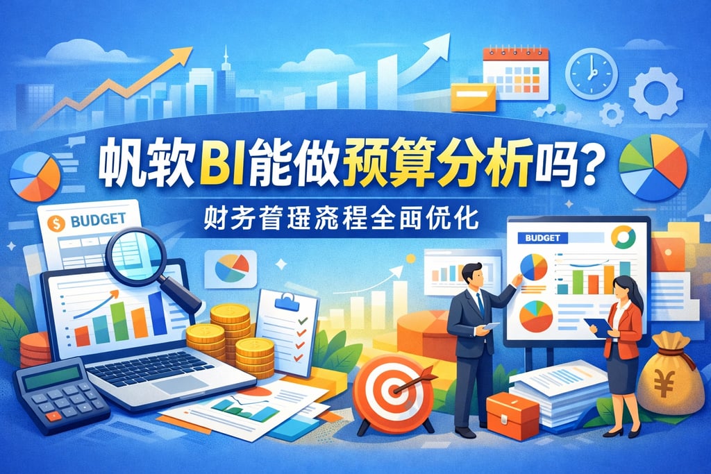帆软BI能做预算分析吗？财务管理流程全面优化
