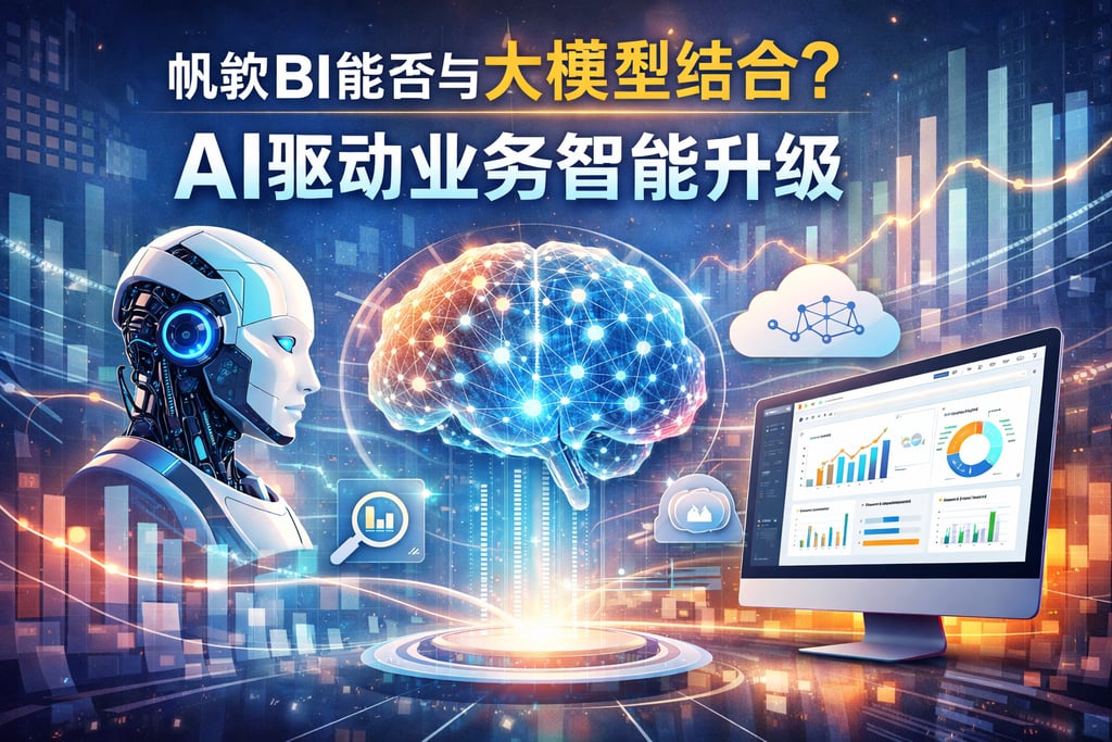 帆软BI能否与大模型结合？AI驱动业务智能升级