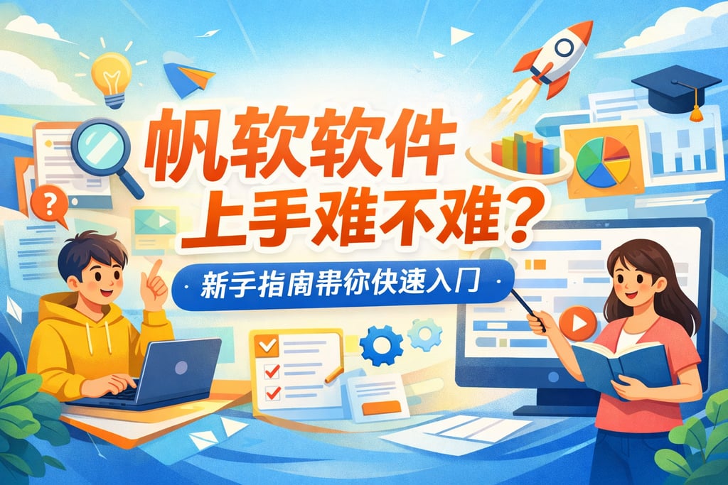 帆软软件上手难不难？新手指南带你快速入门