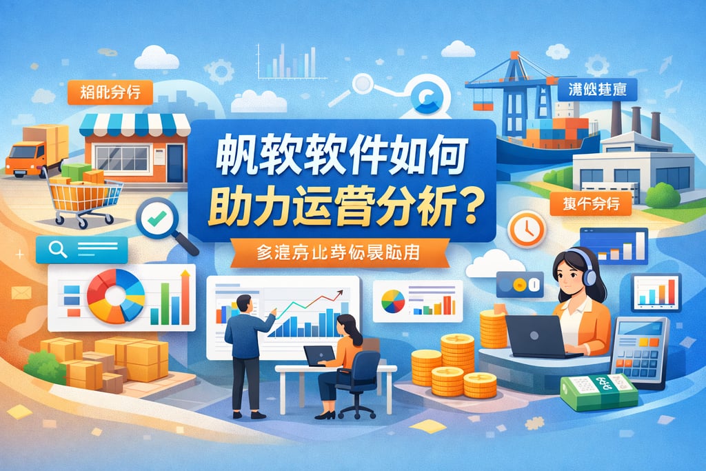 帆软软件如何助力运营分析？多维度业务场景应用