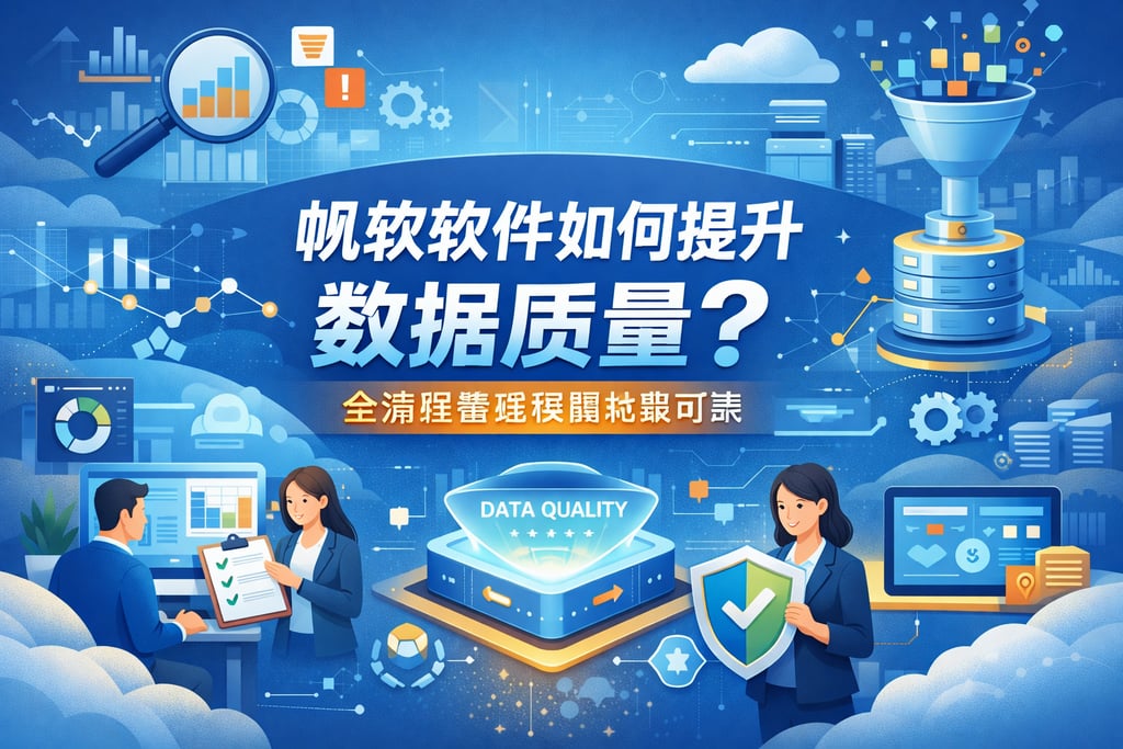 帆软软件如何提升数据质量？全流程管理保障结果可靠