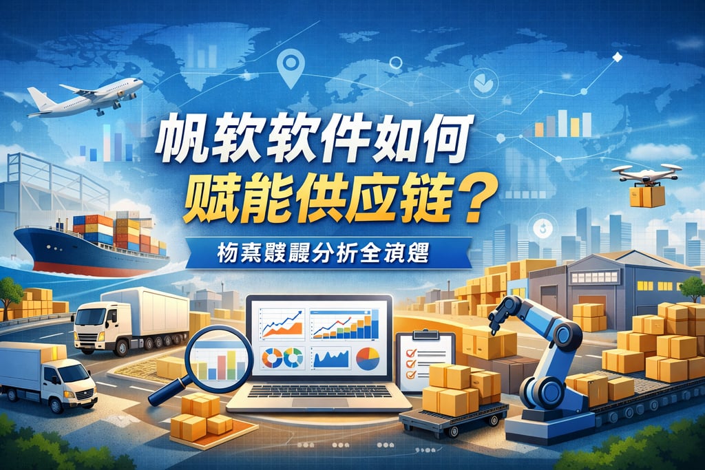 帆软软件如何赋能供应链？物流数据分析全流程