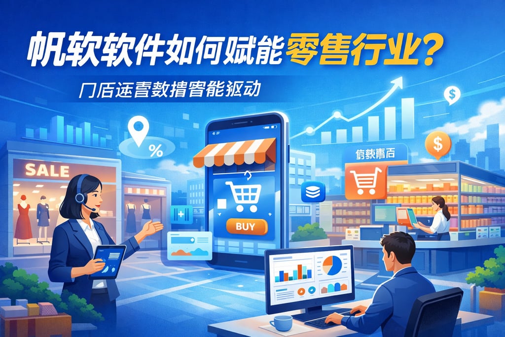 帆软软件如何赋能零售行业？门店运营数据智能驱动
