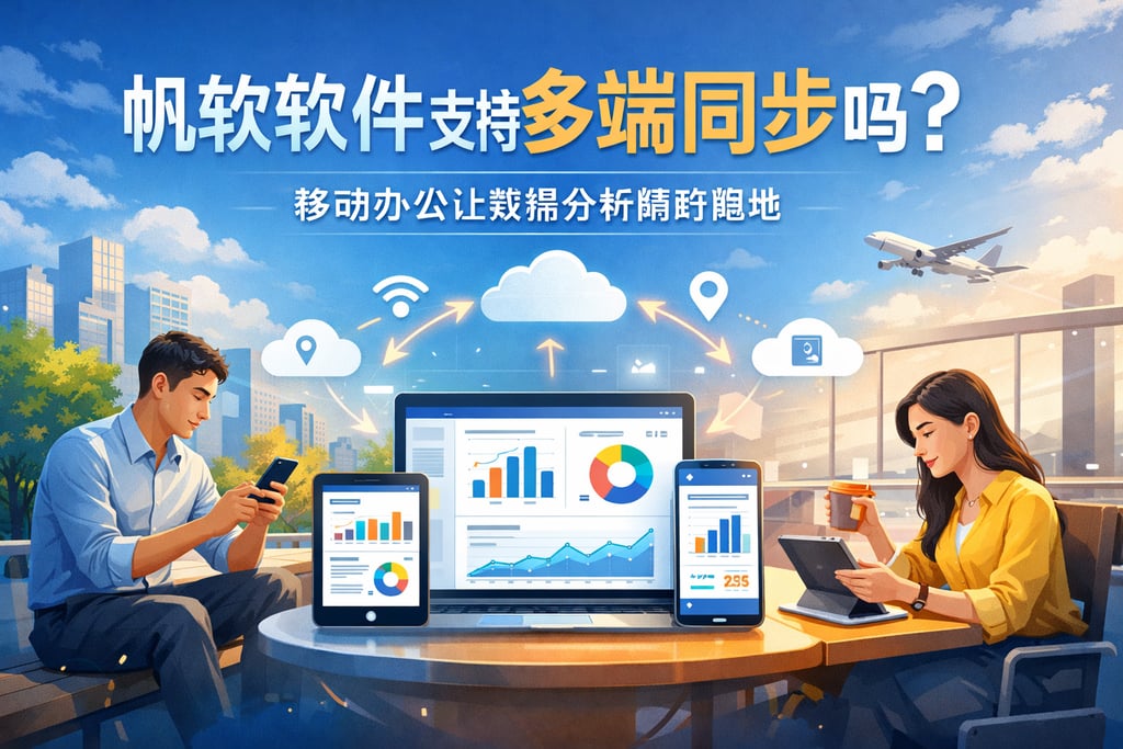 帆软软件支持多端同步吗？移动办公让数据分析随时随地