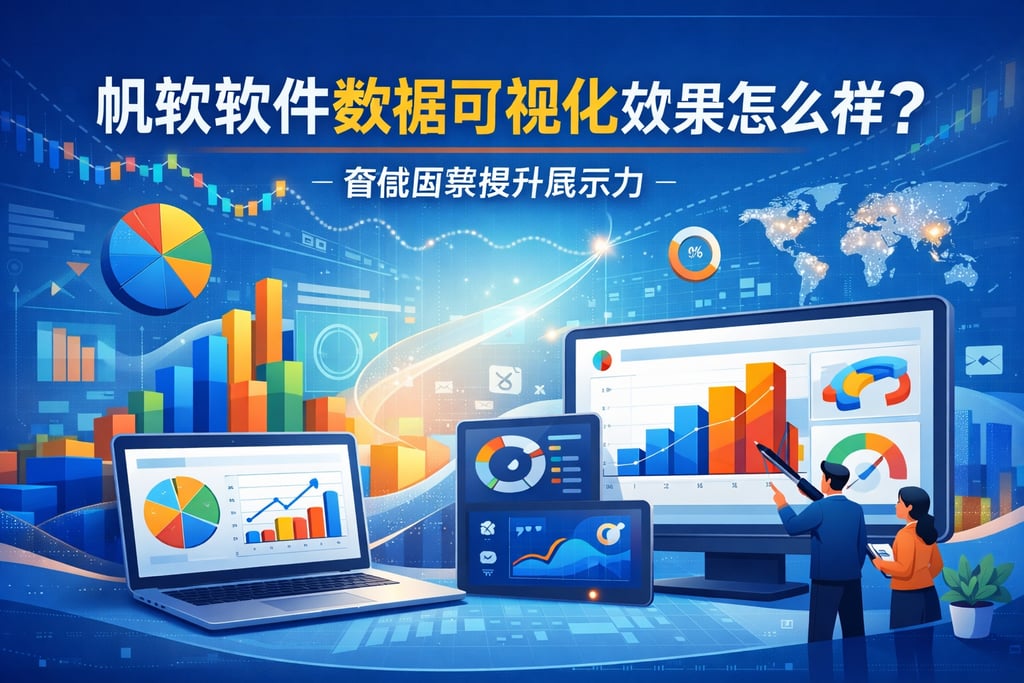 帆软软件数据可视化效果怎么样？智能图表提升展示力