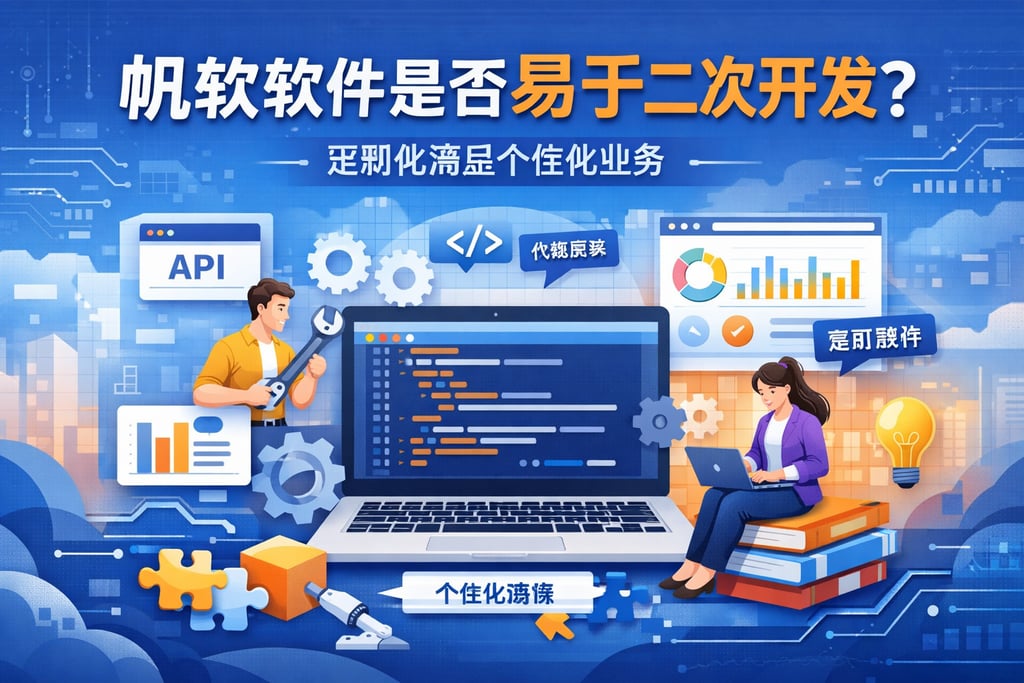 帆软软件是否易于二次开发？定制化满足个性化业务