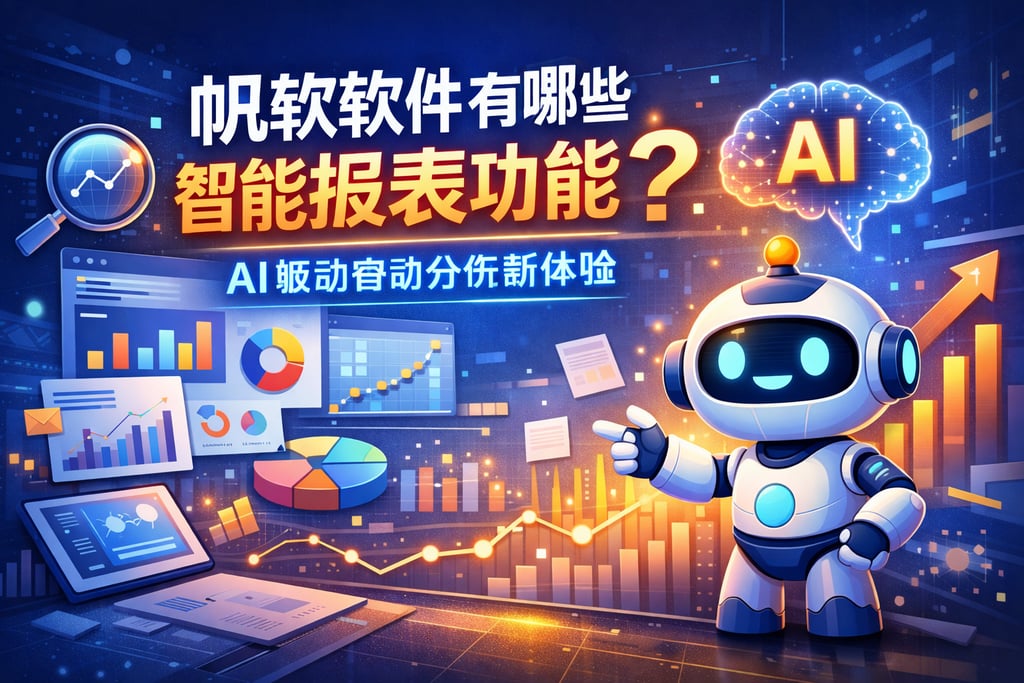 帆软软件有哪些智能报表功能？AI驱动自动分析新体验