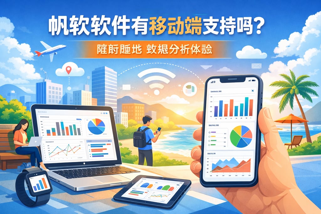 帆软软件有移动端支持吗？随时随地数据分析体验