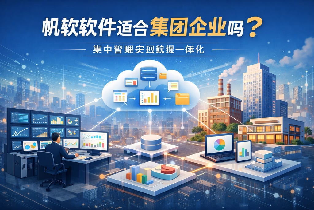 帆软软件适合集团企业吗？集中管理实现数据一体化