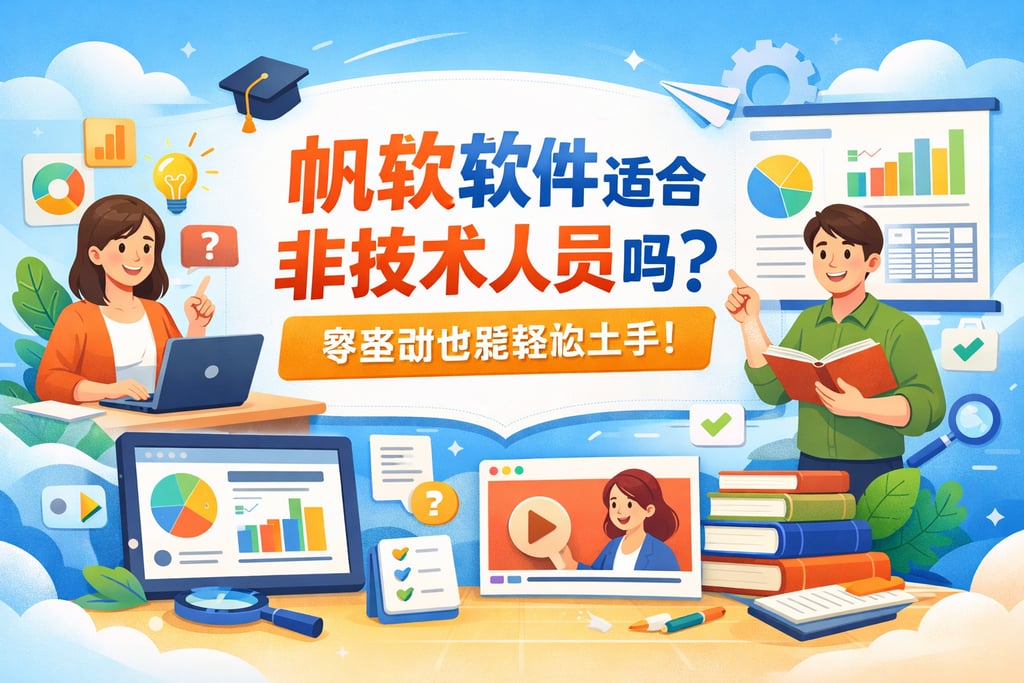 帆软软件适合非技术人员吗？零基础也能轻松上手