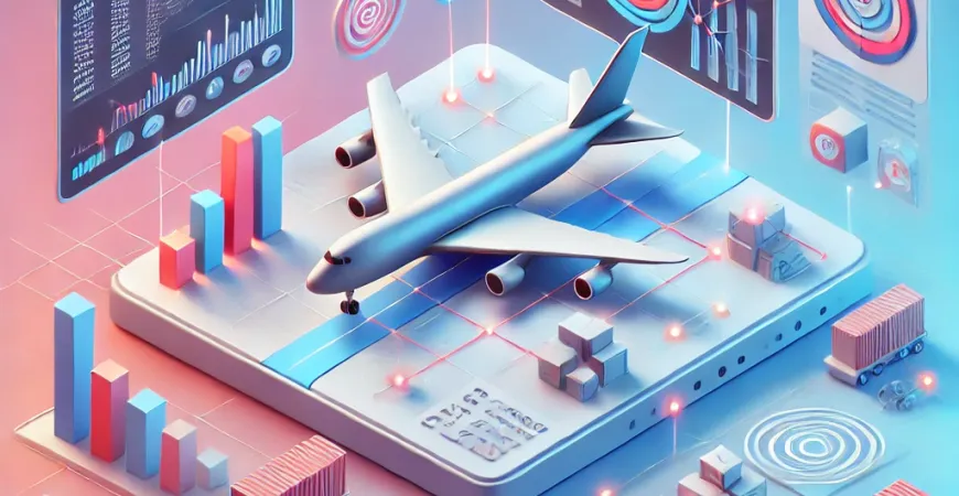 航空物流行业如何用3D大屏呈现货运流量与航线优化？