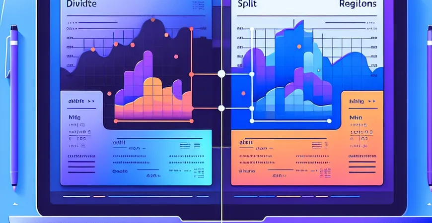 怎样在Excel中分区域？合并拆分巧组合
