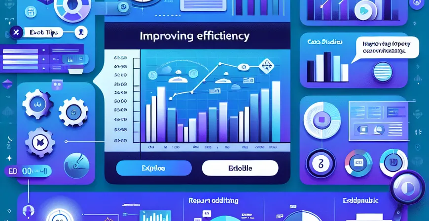 excel编辑报表工具如何提高效率？技巧分享与案例分析