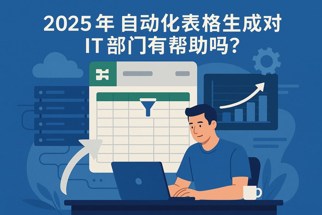 2025年自动化表格生成对IT部门有帮助吗？运维效率提升
