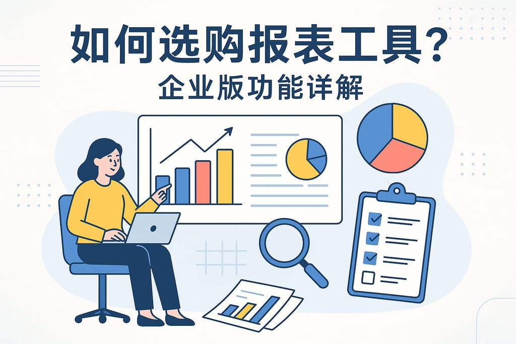 如何选购报表工具？企业版功能详解
