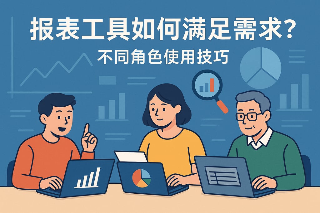 报表工具如何满足需求？不同角色使用技巧