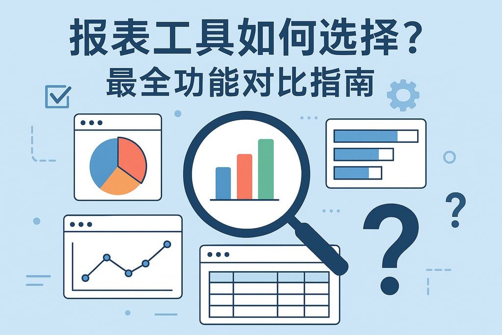 报表工具如何选择？最全功能对比指南