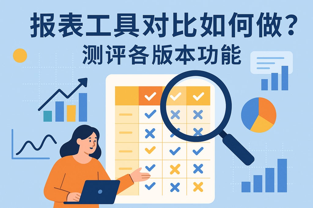 报表工具对比如何做？测评各版本功能