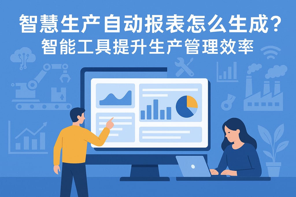 智慧生产自动报表怎么生成？智能工具提升生产管理效率 - FineReport报表知识库