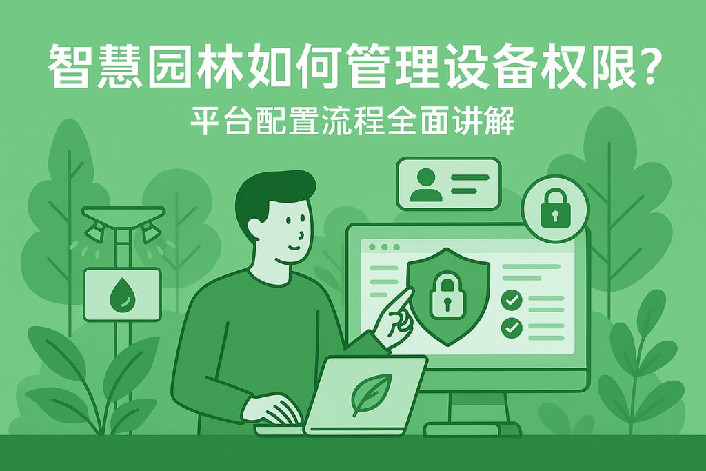 智慧园林如何管理设备权限？平台配置流程全面讲解