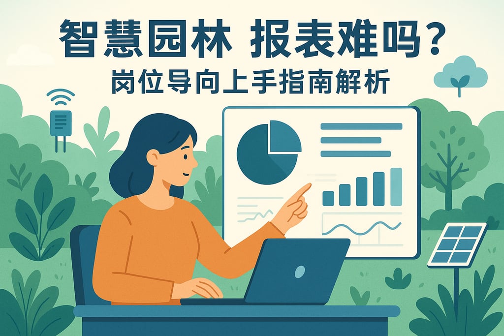 智慧园林智慧报表难吗？岗位导向上手指南解析