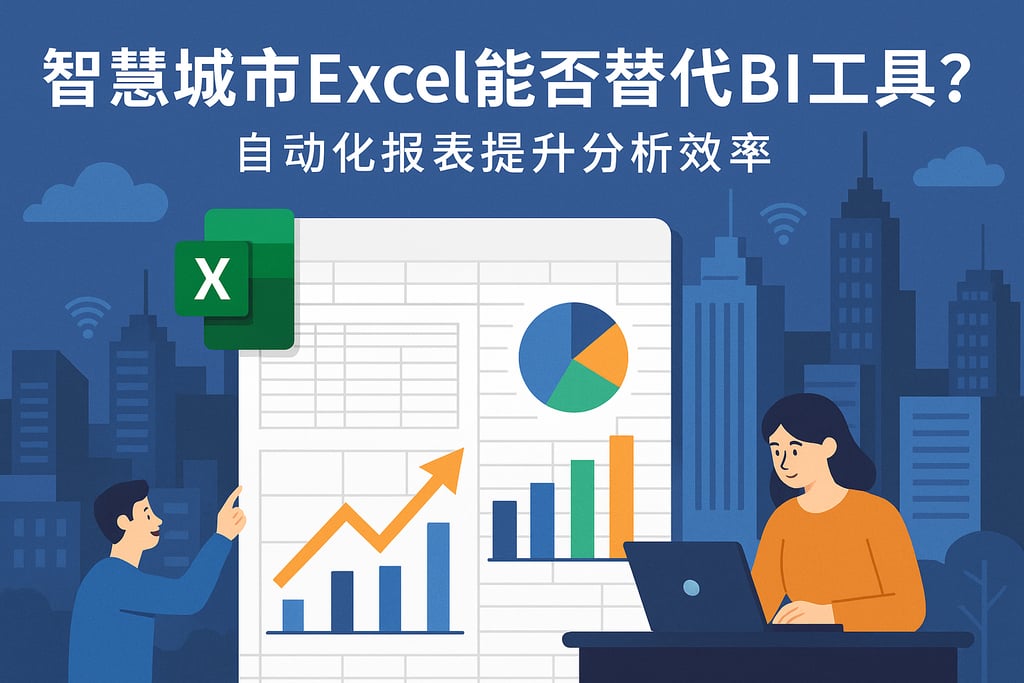 智慧城市Excel能否替代BI工具？自动化报表提升分析效率