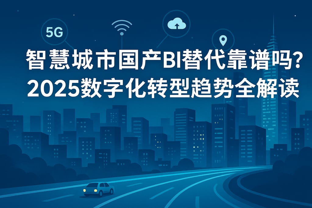 智慧城市国产BI替代靠谱吗？2025数字化转型趋势全解读