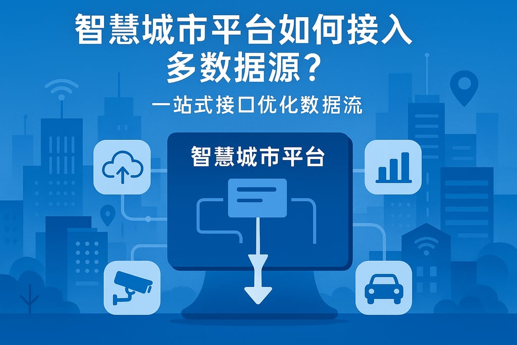 智慧城市平台如何接入多数据源？一站式接口优化数据流