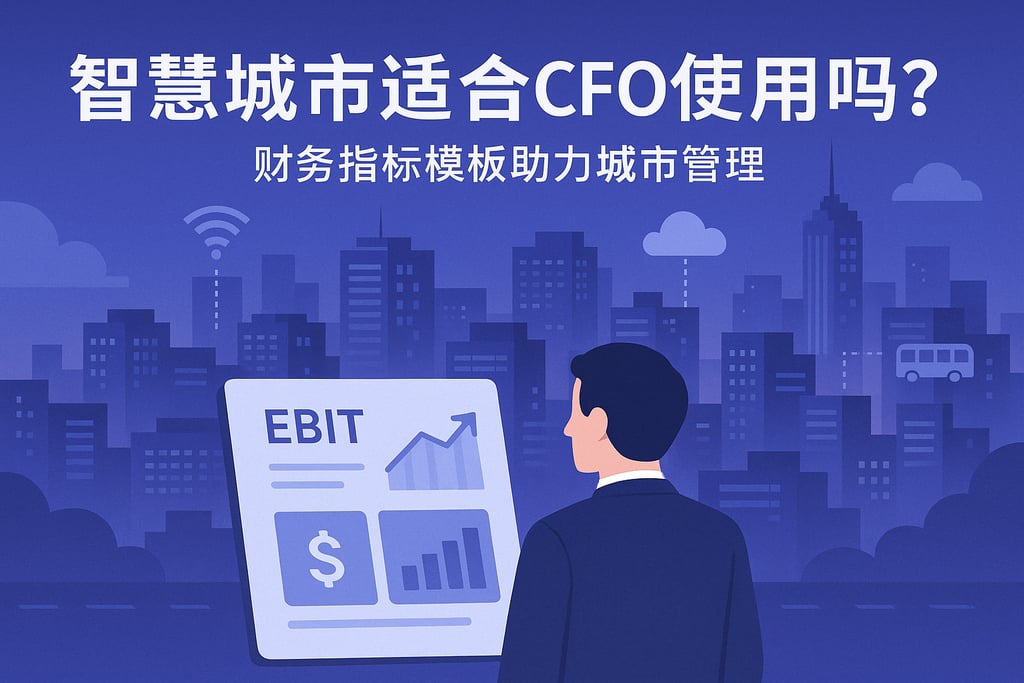 智慧城市适合CFO使用吗？财务指标模板助力城市管理