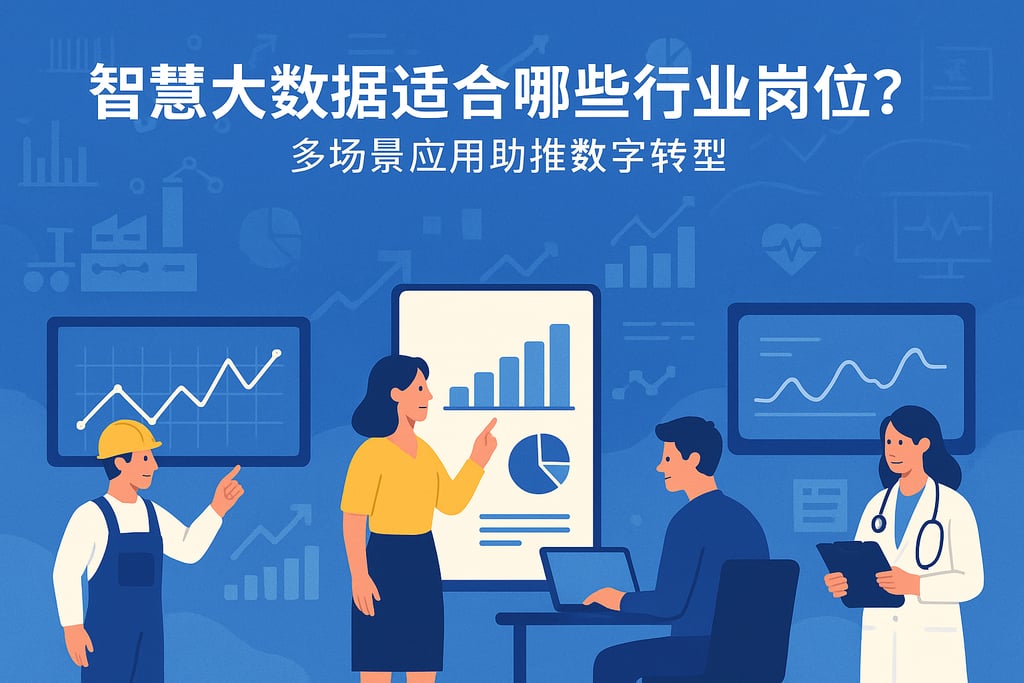智慧大数据适合哪些行业岗位？多场景应用助推数字转型