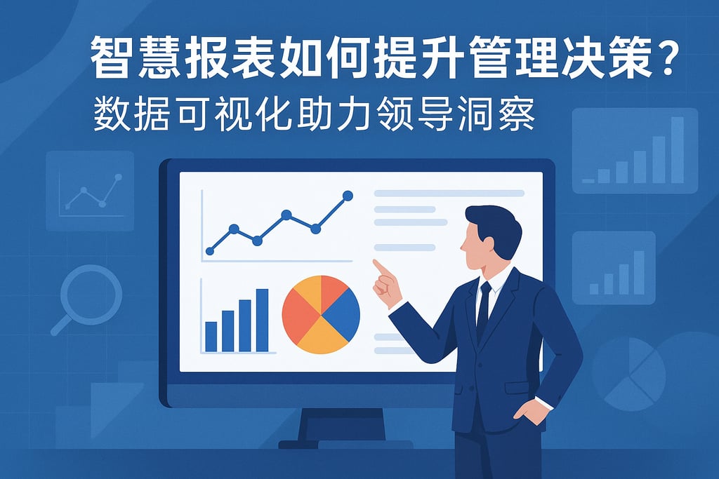 智慧报表如何提升管理决策？数据可视化助力领导洞察