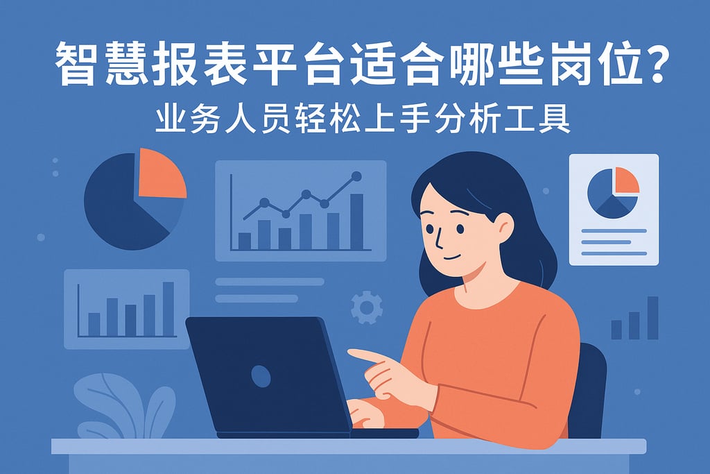 智慧报表平台适合哪些岗位？业务人员轻松上手分析工具