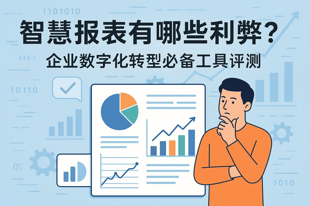 智慧报表有哪些利弊？企业数字化转型必备工具评测