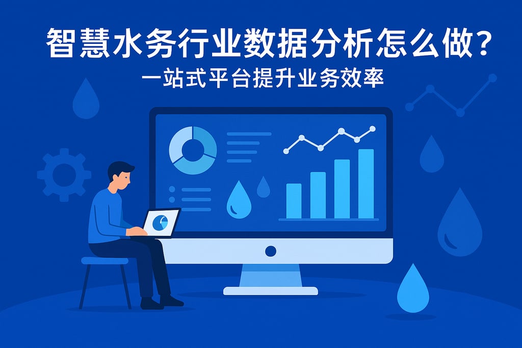 智慧水务行业数据分析怎么做？一站式平台提升业务效率